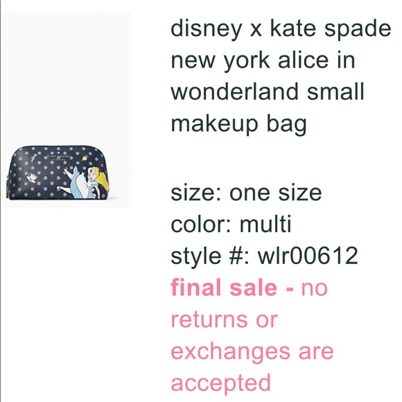 Kate Spade small makeup bag - Picture 4 of 4